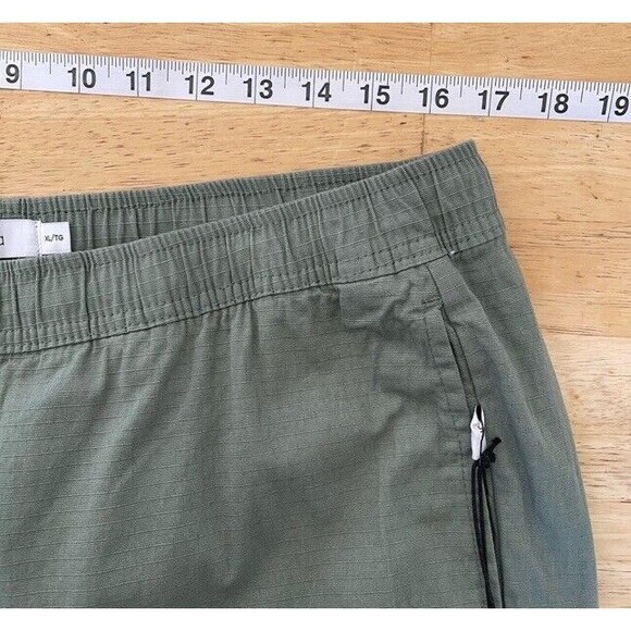 Onia All Terrain Ripstop Joggers Cotton Stretch Water Resistant Green Pants XL - Picture 7 of 9